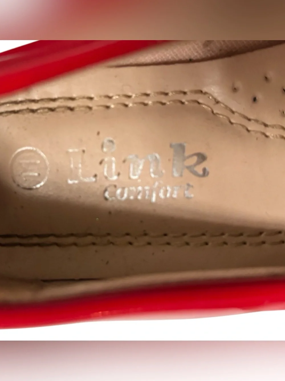 Link Comfort Red Patent Ballet Flats size 11 Toddler